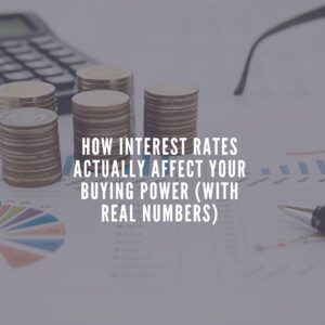 How Interest Rates Actually Affect Your Buying Power (With Real Numbers)